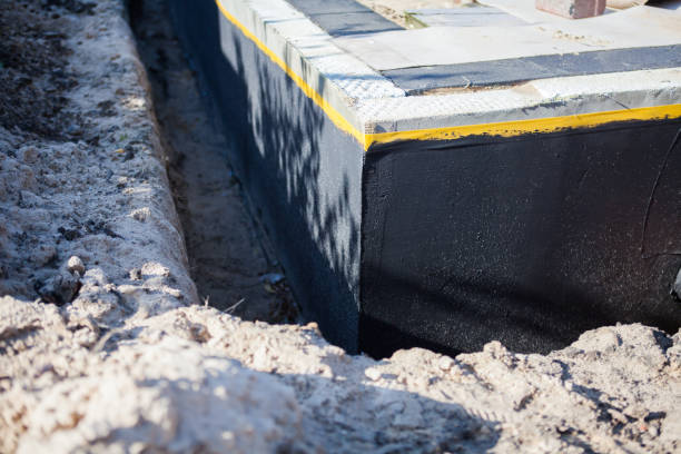 SJ Waterproofing Pros completing home waterproofing near West New York, NJ