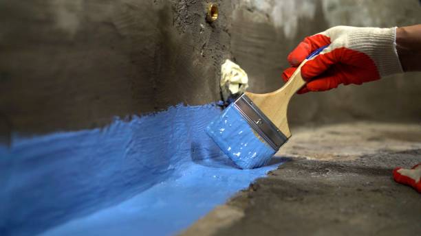 Commercial Waterproofing project at a West New York, NJ business property by SJ Waterproofing Pros